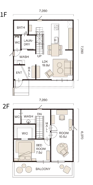 NONDESIGN COUTURE 間取り図